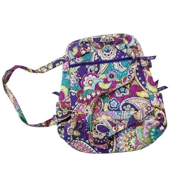 Vera Bradley Paisley Floral Quilted backpack - Picture 2 of 4